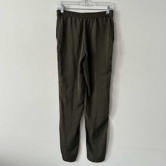 Theory Silk Green Pants Size S Style Termin - Picture 5 of 8